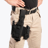 FLEXIBLE THIGH PISTOL HOLSTER (BLACK)