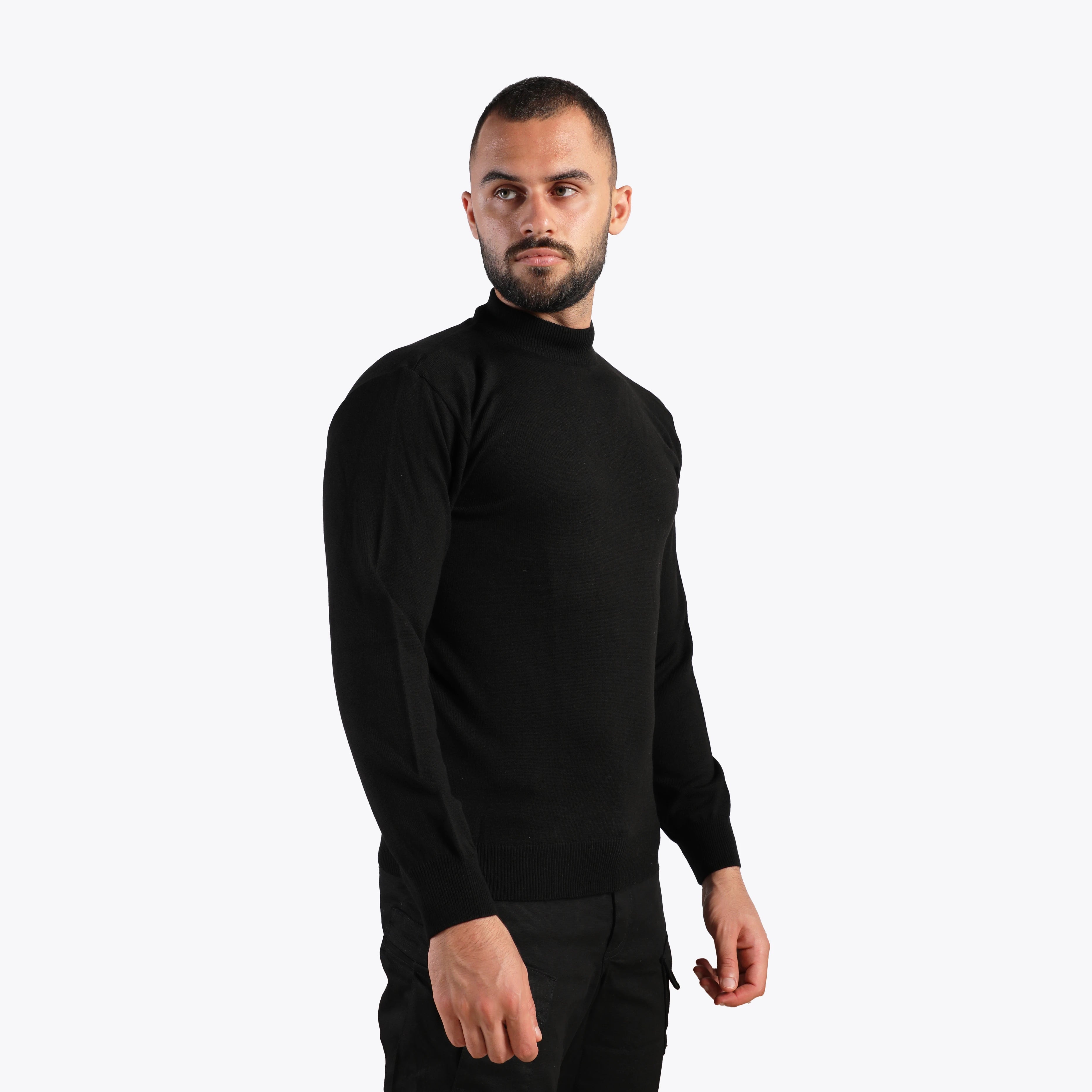 سترة المحارب الصوفية  (أسود)