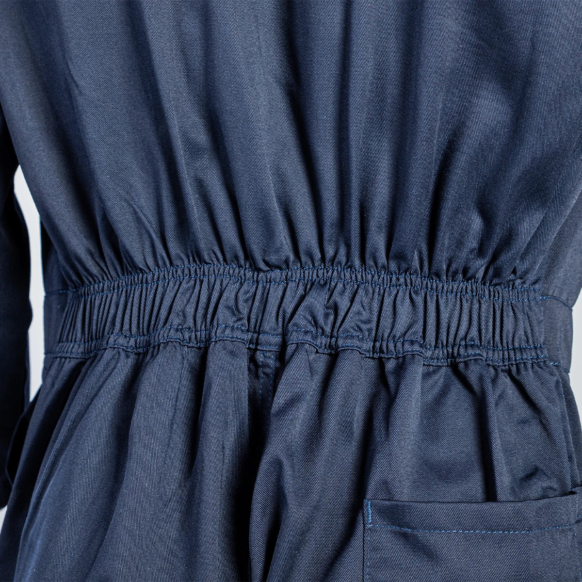 LONG-SLEEVE WORKER'S OVERALL (NAVY BLUE)