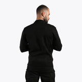 سترة صوفية خفيفة الوزن (أسود)