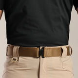 VALOR METAL BUCKLE BELT (BEIGE)