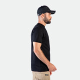 CASUAL SHORT SLEEVE T-SHIRT (BLACK)