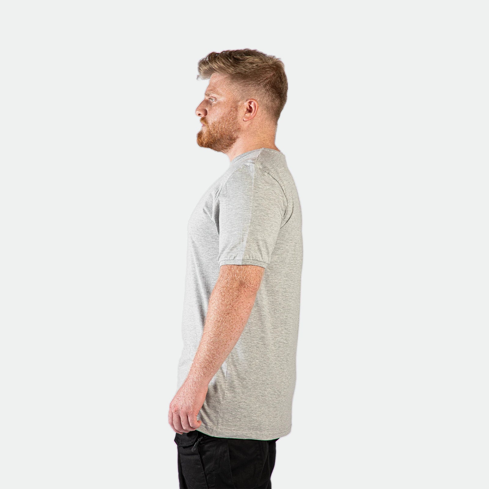 CASUAL SHORT SLEEVE T-SHIRT (GREY)