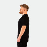 CASUAL SHORT SLEEVE T-SHIRT (BLACK)