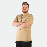 CASUAL SHORT SLEEVE T-SHIRT (BEIGE)