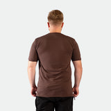 CASUAL SHORT SLEEVE T-SHIRT (BROWN)