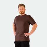 CASUAL SHORT SLEEVE T-SHIRT (BROWN)