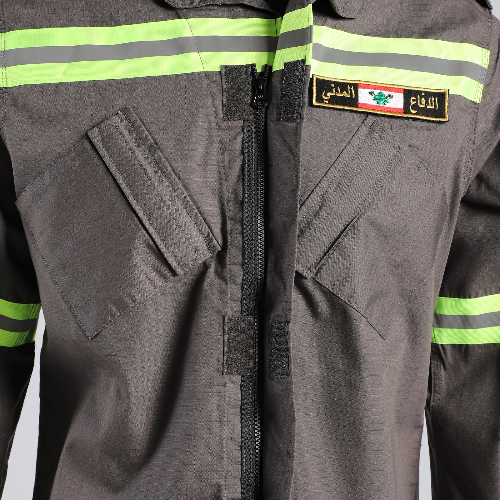 civil defense  SUIT  (DARK GREY)