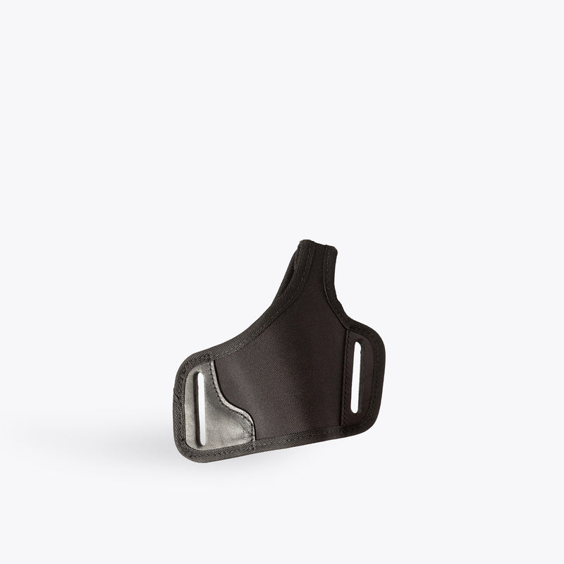 PISTOL HOLSTER LEATHER & FABRIC (BLACK)