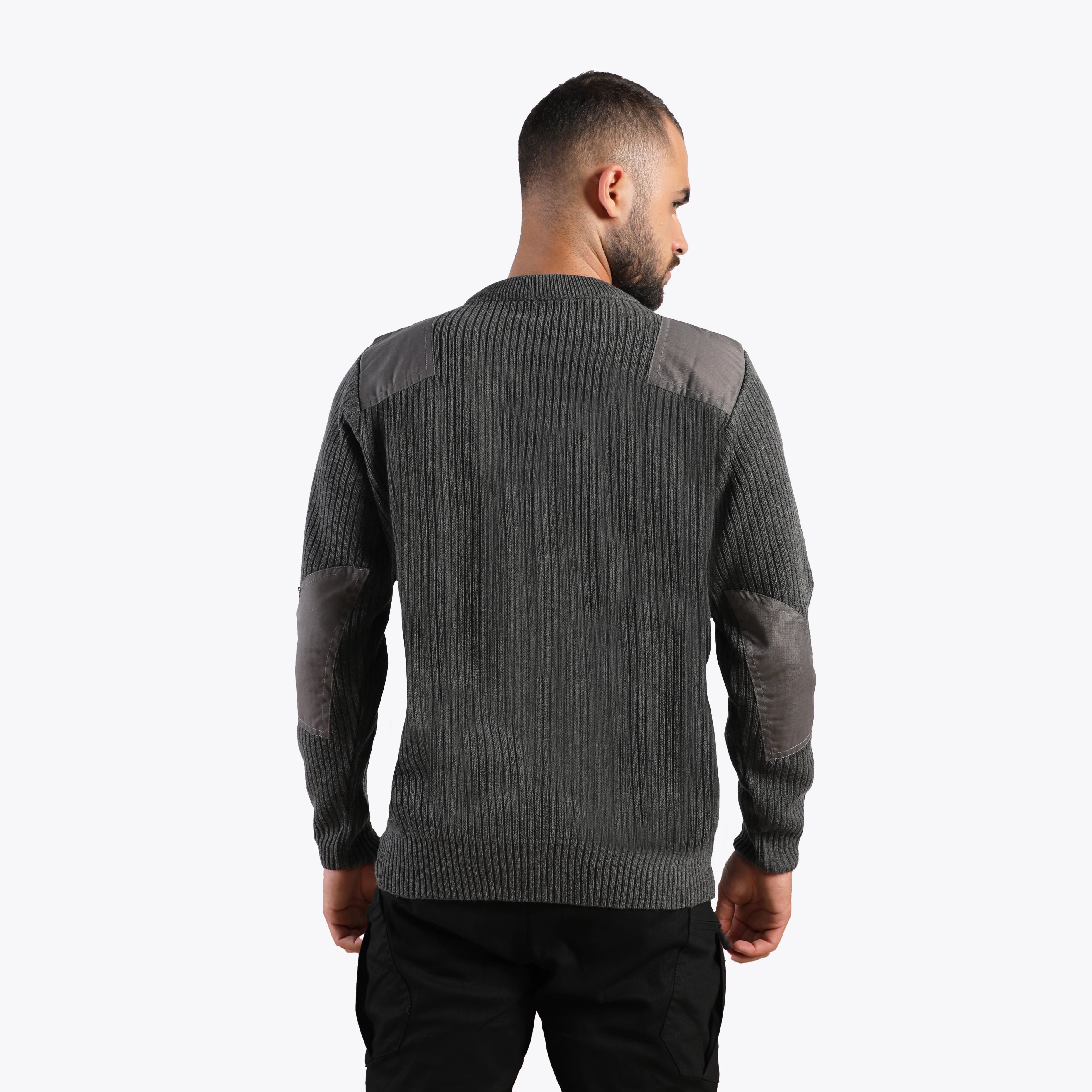 سترة صوفية (رمادي فحمي)