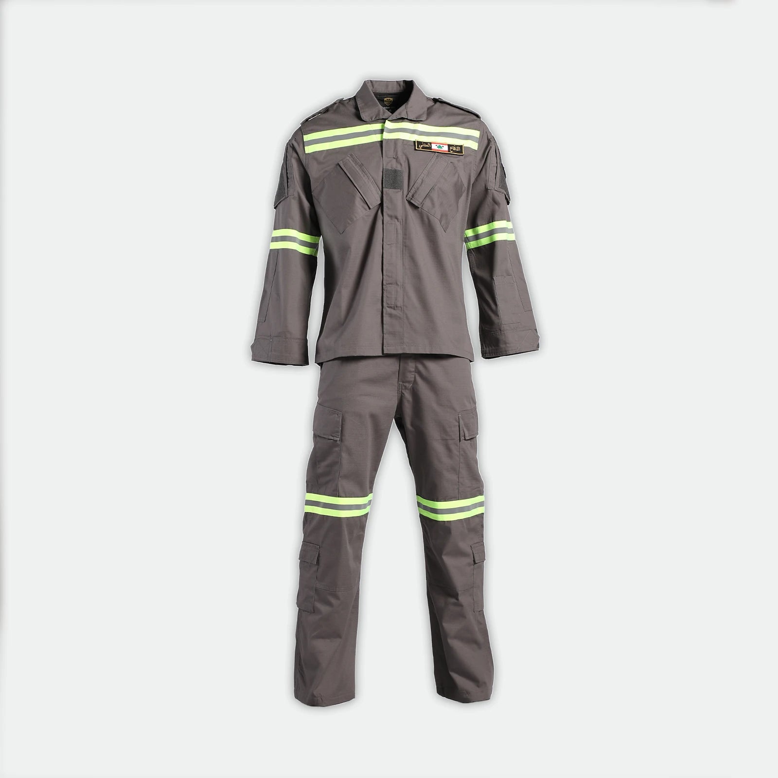 civil defense  SUIT  (DARK GREY)