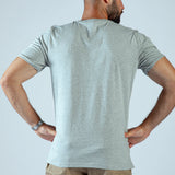 CASUAL SHORT SLEEVE T-SHIRT (GREY)