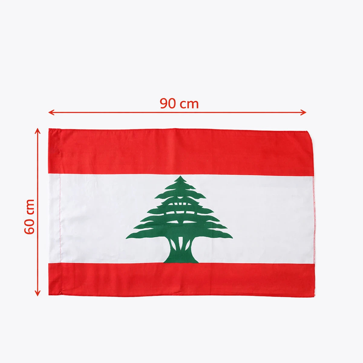 LEBANESE FLAG - 60x90 CM (TERGAL)