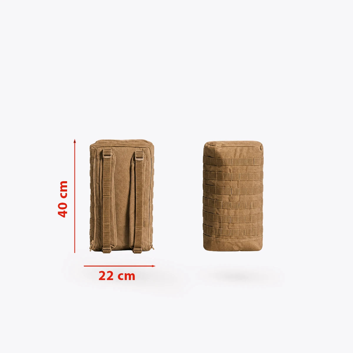 CORDURA COMBAT BAG WITH SNIPER CASE(Coyote)