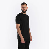 تي شيرت رجالي عادي (أسود)