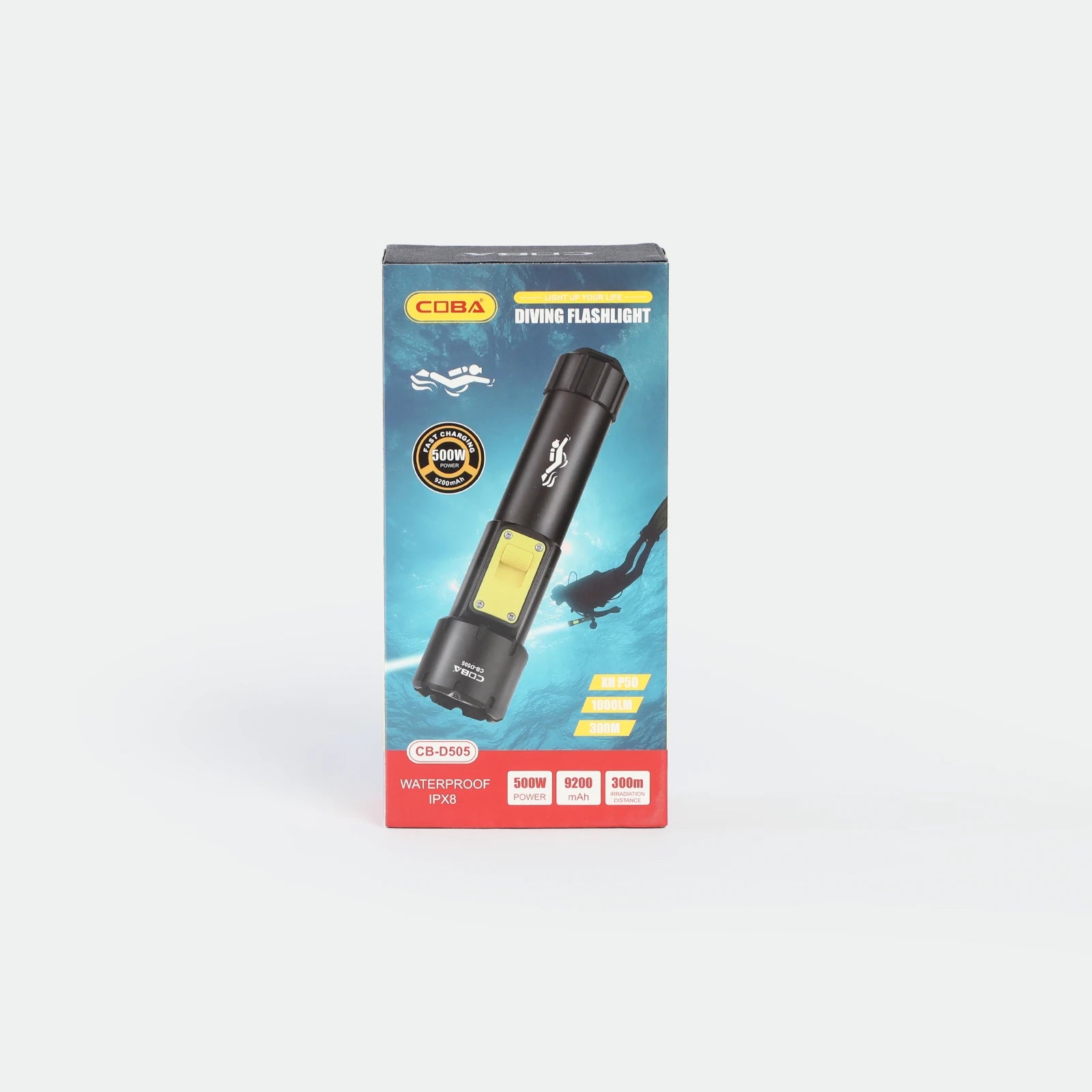 DIVING FLASHLIGHT 500W 9200MAH WATERPROF (CB-D505)